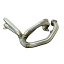 Killer B Motorsport 321 Stainless Steel Holy Header With 2-Bolt Flange and Up Pipe
