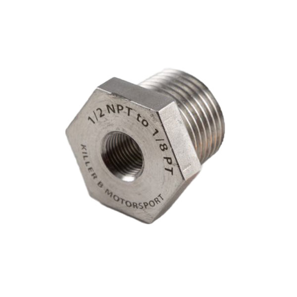 1/2NPT To 1/8PT Oil Temperature Sensor Adapter