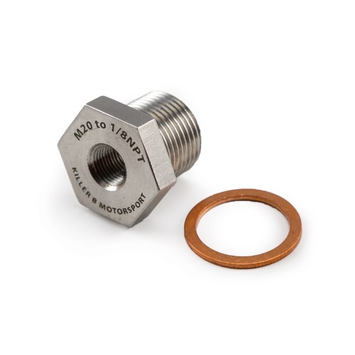 [OEMNPT] M20 (OEM) To 1/8NPT Oil Temperature Sensor Adapter